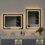 Wisfor LED Lighted Bathroom Mirror – Anti-Fog, Dimmable, and Touch Controls