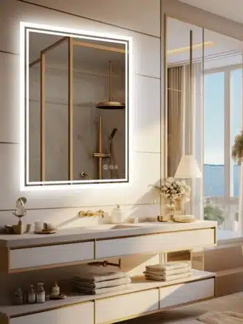 Super Bright LED Bathroom Backlit Mirror – Anti-Fog, Dimmable, and Touch Controls - Uncategorized | LightMirror.in