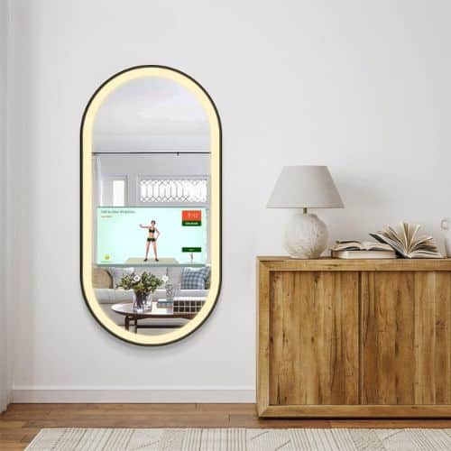 Framed Smart LED Mirror with Android TV