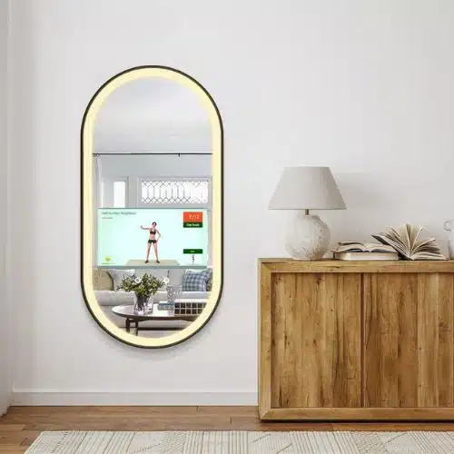 Framed Smart LED Mirror with Android TV