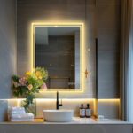Super Bright LED Bathroom Backlit Mirror – Anti-Fog, Dimmable, and Touch Controls