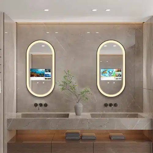 Framed Smart LED Mirror with Android TV
