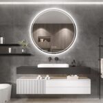 LuminaSphere LED Circle Bathroom Mirror – Anti-Fog, Dimmable, and Touch Controls