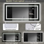 Rectangle LED Mirrors for His & Hers Luxury Bathrooms