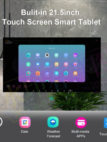 Android TV LED Mirror with Remote Control