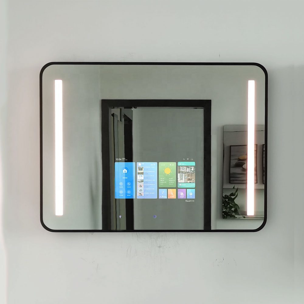 Smart Android TV LED Mirror with Remote Control
