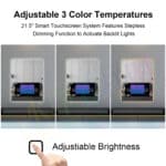 Android TV LED Mirror with Remote Control