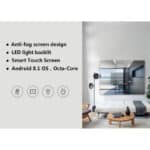 Smart Android TV LED Mirror with Touch & Remote Control