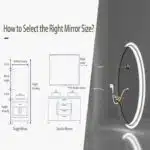 LuxeView LED Oval Bathroom Mirror – Dual Illumination, Anti-Fog, and Dimmable Lighting