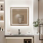 Frameless LED Lighted Bathroom Mirror – Dual Lighting, Anti-Fog, and Touch Controls