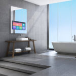 Smart Android TV LED Mirror with Remote Control
