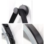 Radiant Halo Frame Round Bathroom Mirror – LED Lighting, Anti-Fog, and Touch Controls
