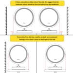 Frameless LED Bathroom Mirror with Dual Lighting, Anti-Fog, and Touch Controls – Modern Round Design