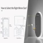 Arched Illumina LED Bathroom Mirror – Oval Design, Anti-Fog, and Adjustable Lighting
