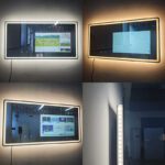 Luxury Android TV LED Mirror with Remote – Smart Bathroom Mirror