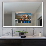 Smart LED Bathroom Mirror with Android TV