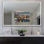 Smart LED Bathroom Mirror with Android TV