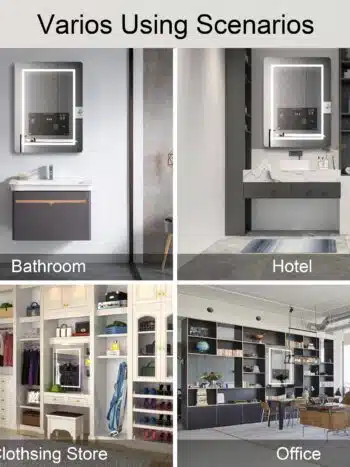 Smart LED Mirror with Android TV & Remote