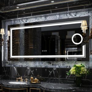 LED mirrors for healthcare with focus on hygiene and certifications.