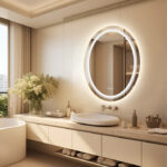 Luxe Dual-Glow LED Bathroom Mirror – Anti-Fog, Dimmable, Double Circle Design