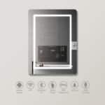 Oval Smart LED Mirror with Android TV