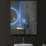 Smart Android TV LED Mirror with Remote Control