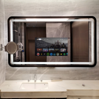 Elegant LED Mirrors for Bakery and Dessert Shop Interiors