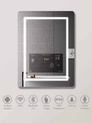 Smart LED Bathroom Mirror with Android TV