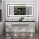 Rectangle LED Mirrors for His & Hers Luxury Bathrooms