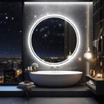LuminaSphere LED Circle Bathroom Mirror – Anti-Fog, Dimmable, and Touch Controls