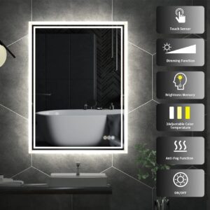 Comparison of 12V vs 110V 240V LED mirror wiring and safety features