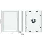 Super Bright LED Bathroom Backlit Mirror – Anti-Fog, Dimmable, and Touch Controls