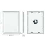 Super Bright LED Bathroom Backlit Mirror – Anti-Fog, Dimmable, and Touch Controls