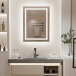 Wisfor LED Lighted Bathroom Mirror – Anti-Fog, Dimmable, and Touch Controls