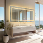Rectangle LED Mirrors for His & Hers Luxury Bathrooms