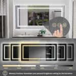Rectangle LED Mirrors for His & Hers Luxury Bathrooms