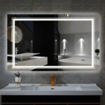 Wisfor LED Lighted Bathroom Mirror – Anti-Fog, Dimmable, and Touch Controls
