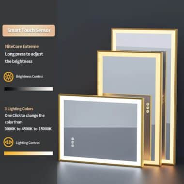 LED Mirror Frame Finishes: Ultimate Style Guide