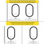 Frontlit Oval LED Illuminated Bathroom Mirror with Frame and Anti-Fog