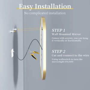 When You Can Install an LED Mirror Without an Electrician