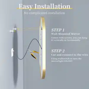 When You Can Install an LED Mirror Without an Electrician