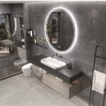 LuminaSphere LED Circle Bathroom Mirror – Anti-Fog, Dimmable, and Touch Controls