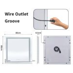 Frameless LED Lighted Bathroom Mirror – Dual Lighting, Anti-Fog, and Touch Controls