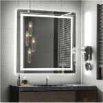 Frameless LED Lighted Bathroom Mirror – Dual Lighting, Anti-Fog, and Touch Controls