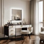 Square Illuminated Bathroom Mirror – Anti-Fog, Dimmable, and Touch Controls