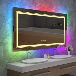 rectangle led mirror