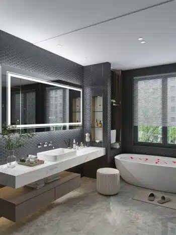 Wisfor LED Lighted Bathroom Mirror – Anti-Fog, Dimmable, and Touch Controls - Uncategorized | LightMirror.in