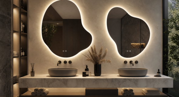 LED Mirrors for Small Bathrooms in India — How to Choose the Right Size and Shape