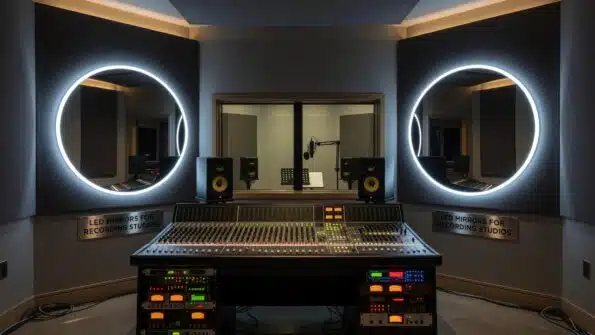 Best LED Mirrors for Modern Music Recording Studios