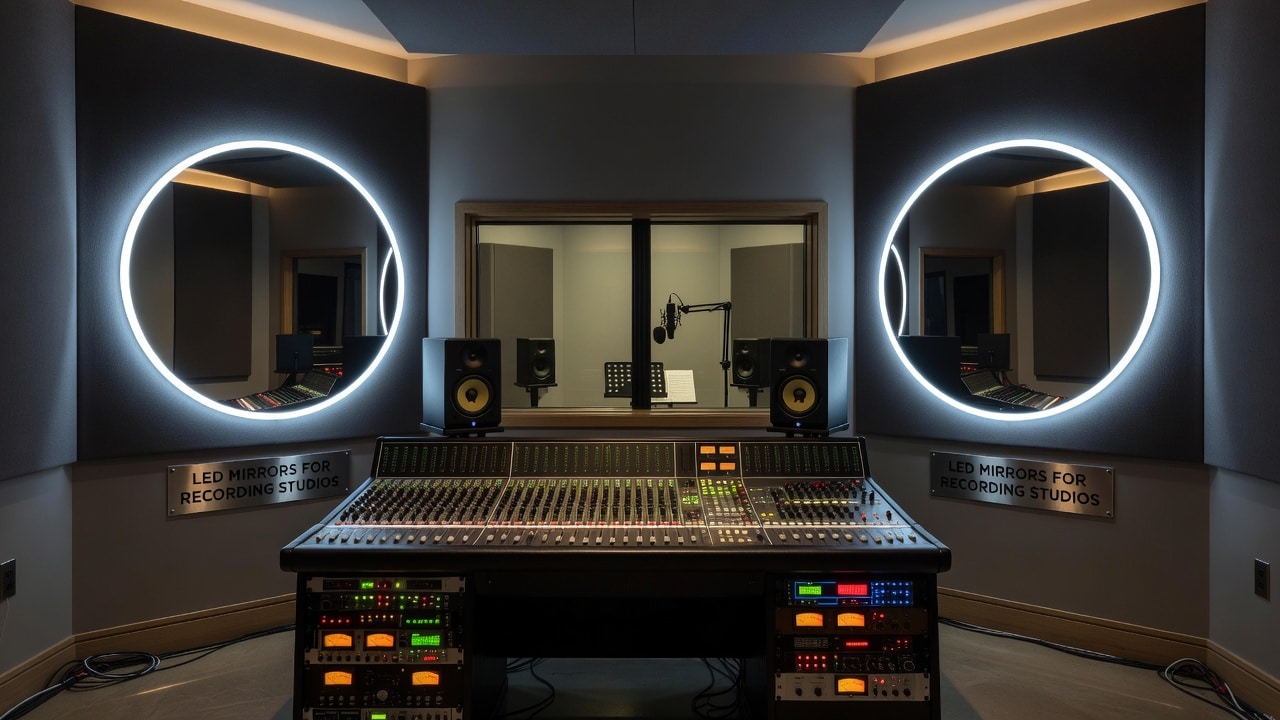 Best LED Mirrors for Modern Music Recording Studios